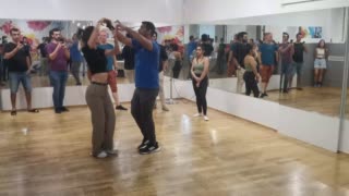 Cross hand -  connect hands
